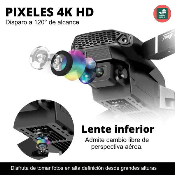 FlyDron™ doble camara 4K Pro 2 Baterias
