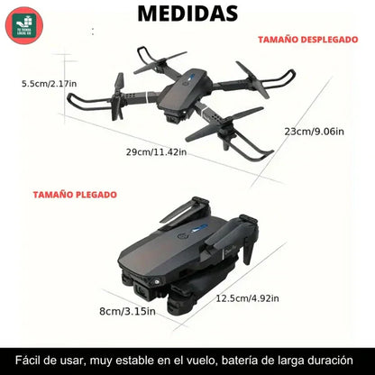 FlyDron™ doble camara 4K Pro 2 Baterias